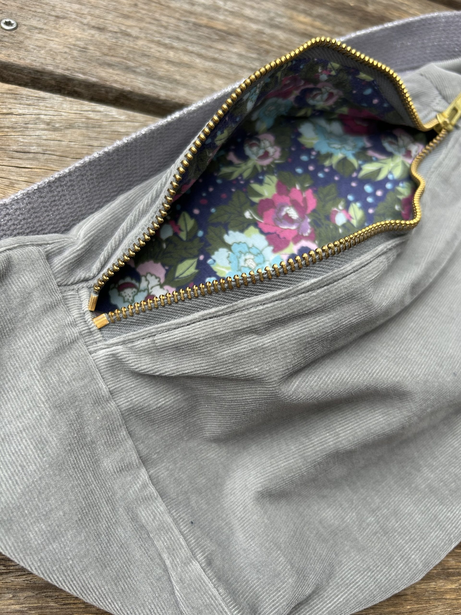 Banane velours côtelé gris souris au choix – Image 8