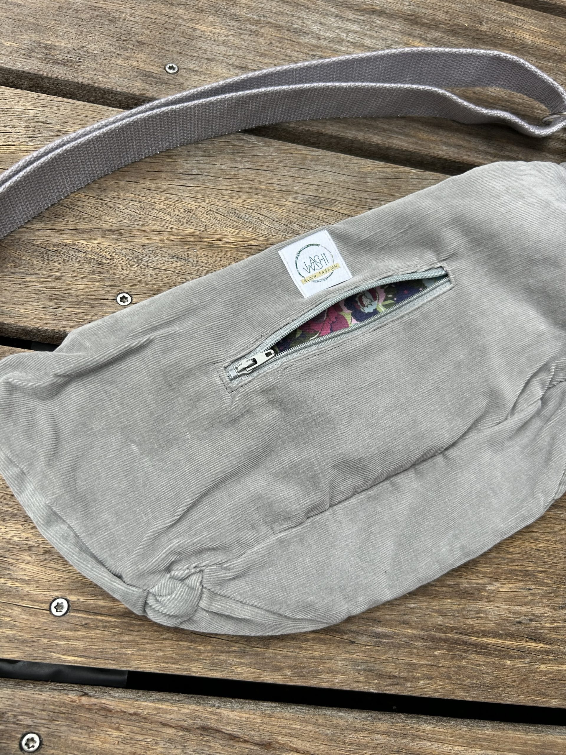 Banane velours côtelé gris souris au choix – Image 9