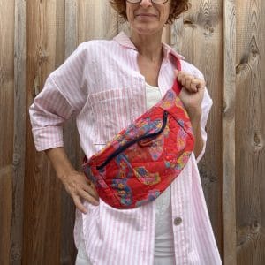 Banane Matelassée rouge