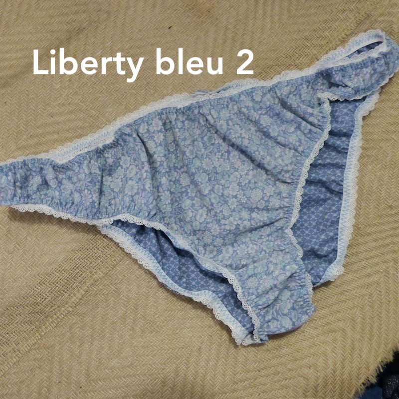 Culotte frou frou liberty bleu 2
