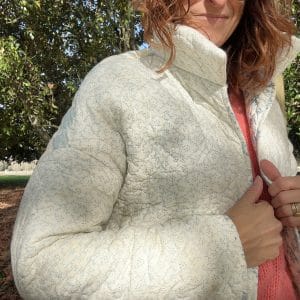 VESTE JEANNE MATELASSÉE TOILE DE JOUY
