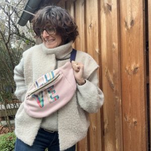 Banane LOVE paillettes