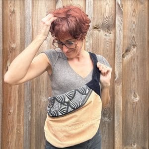 Banane motifs & velours XXL