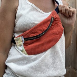 Sac banane velours orange 🍊