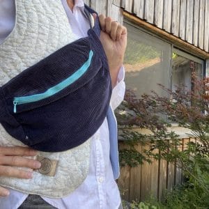 GILET DE BERGER FLEURS MATELASSEE