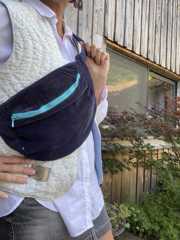 GILET DE BERGER FLEURS MATELASSEE