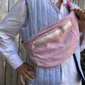 GILET DE BERGER LIBERTY BLEU MATELASSE