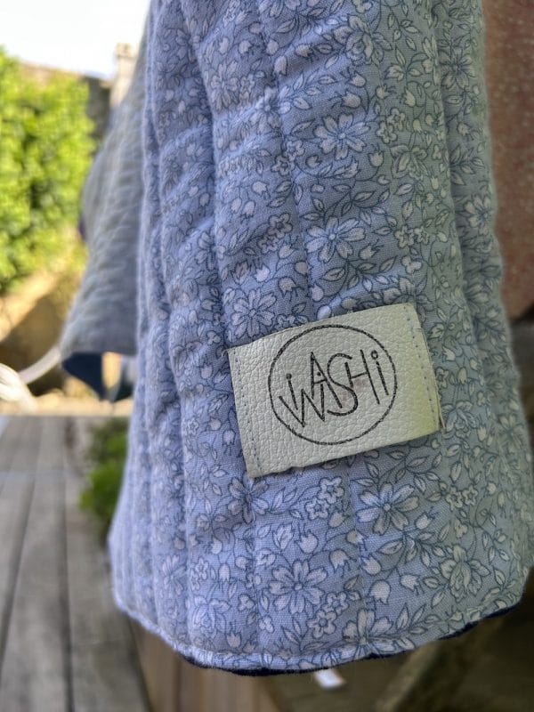 GILET DE BERGER LIBERTY BLEU MATELASSE – Image 3