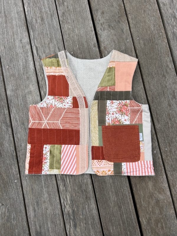 GILET DE BERGER PATCHWORK MATELASSE – Image 2