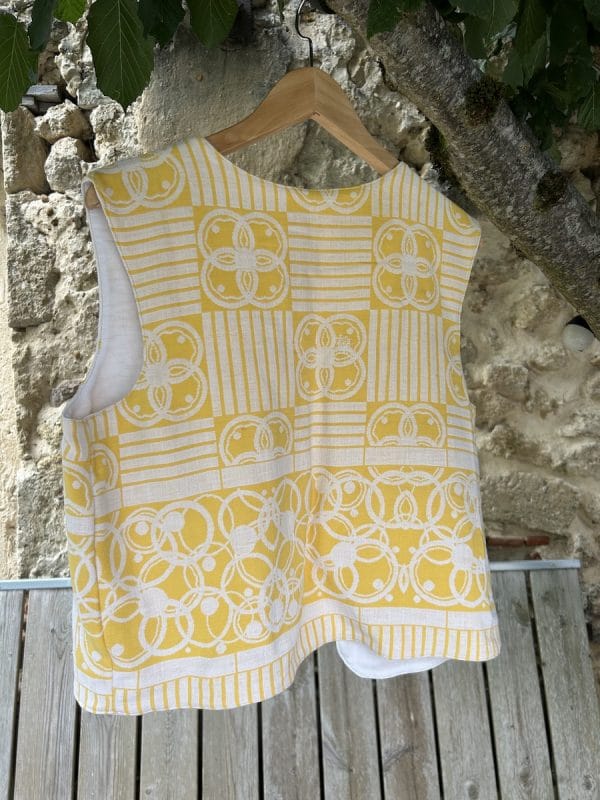 GILET DE BERGER BULLES JAUNES – Image 3