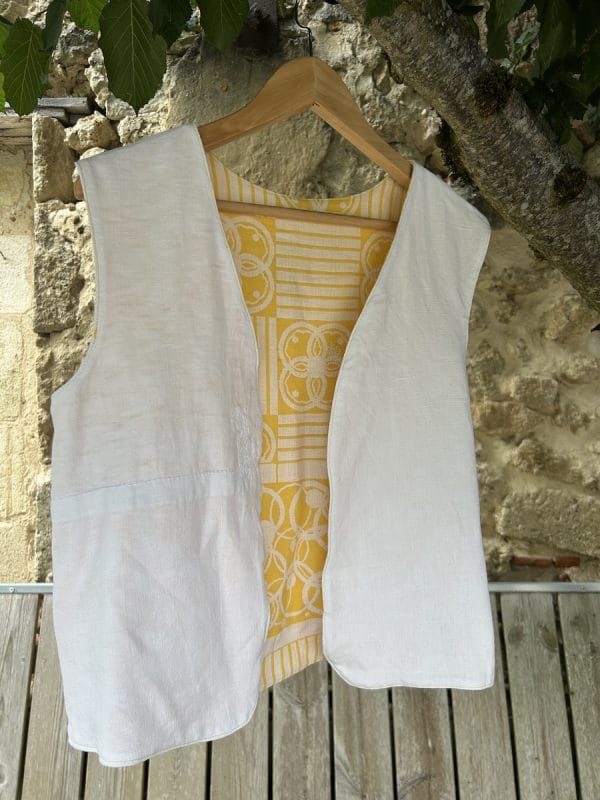 GILET DE BERGER BULLES JAUNES – Image 5
