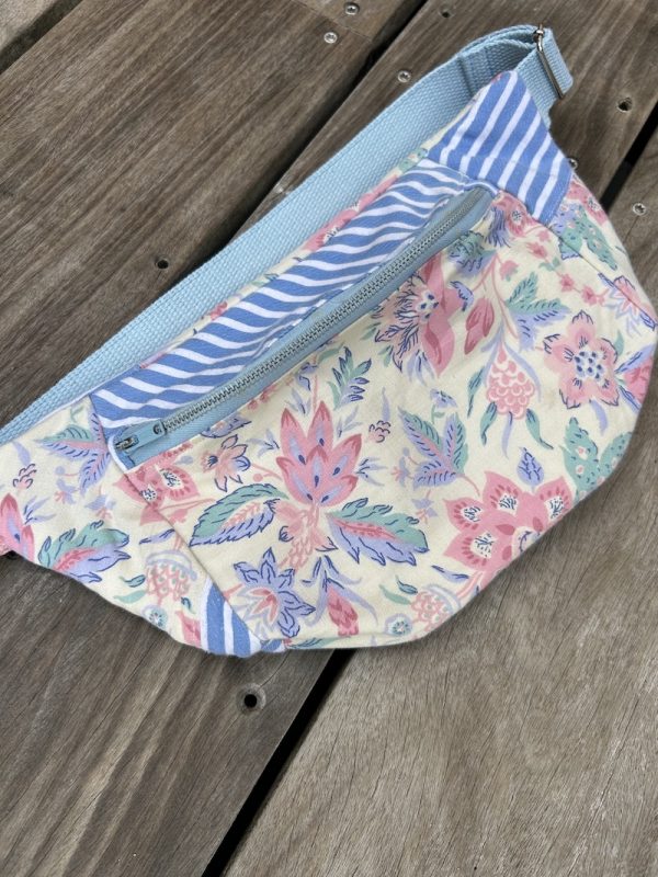 BANANE PATCHWORK BLEU ROSE – Image 2