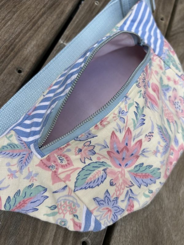 BANANE PATCHWORK BLEU ROSE – Image 3