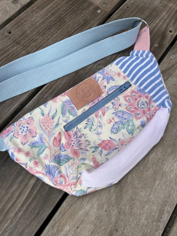 BANANE PATCHWORK BLEU ROSE – Image 4