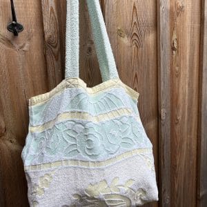 Sac de plage vert et jaune